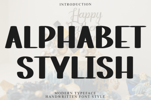 Alphabet Stylish Font for Handmade Brands