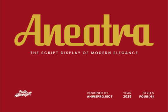 Aneatra: The Modern Script Font for Elegant Branding