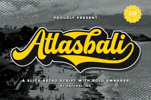 Atlasbali Typeface for Retro Branding