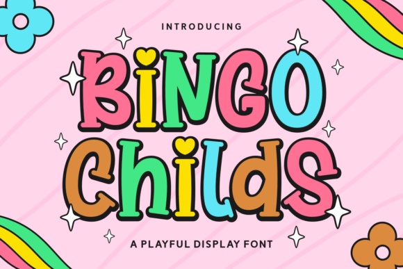 Bingo Childs: A Playful Display Font for Bold Designs