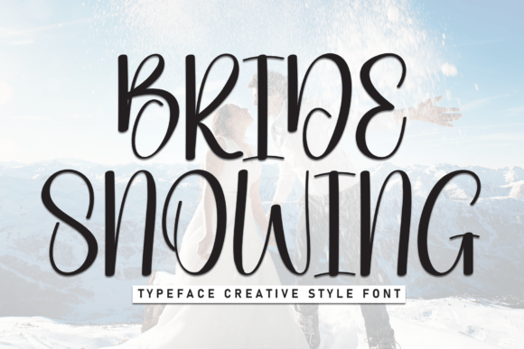 Bride Snowing: A Neat Display Font for Modern Makers