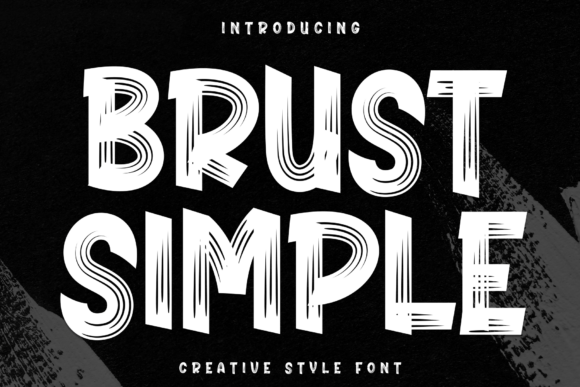 Brust Simple: A Neat Display Font for Modern Editorial Design