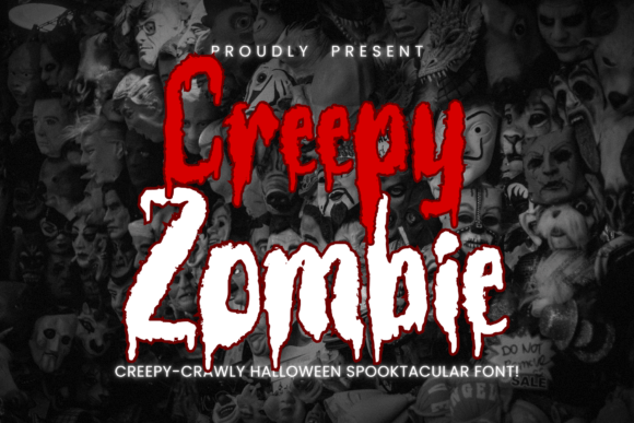 Creepy Zombie: A Spooky Display Font for Horror Editorial Design