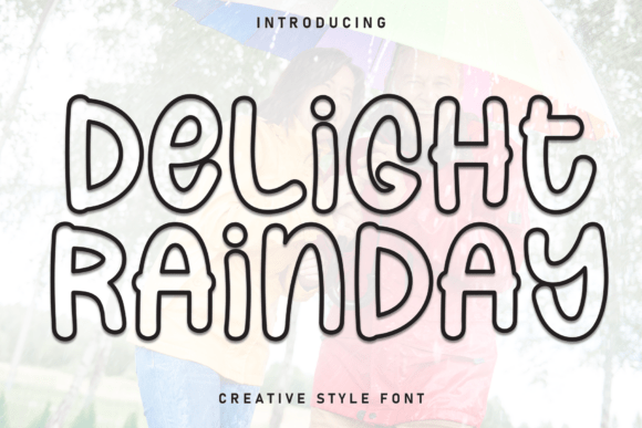 Delight Rainday: A Friendly Display Font for Web Design