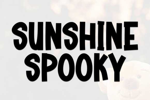Designing with Sunshine Spooky: A Playful Display Font