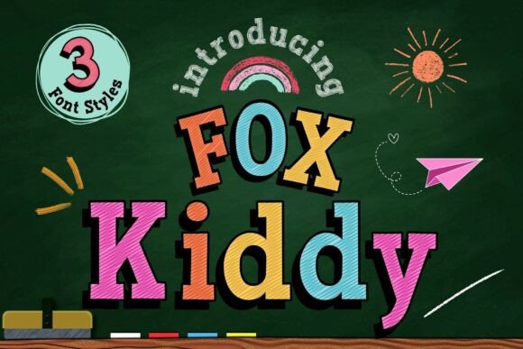 Fox Kiddy: A Playful Display Font for Your Brand