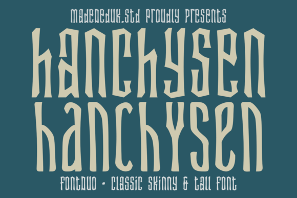 Hanchysen Font Review: A Striking Display for Modern Design