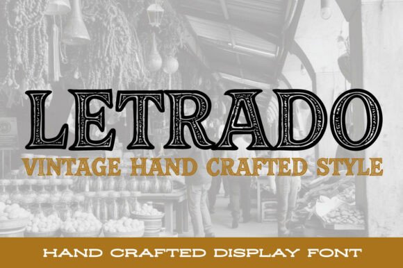 Letrado Typeface: Bold Serif for Web Headers