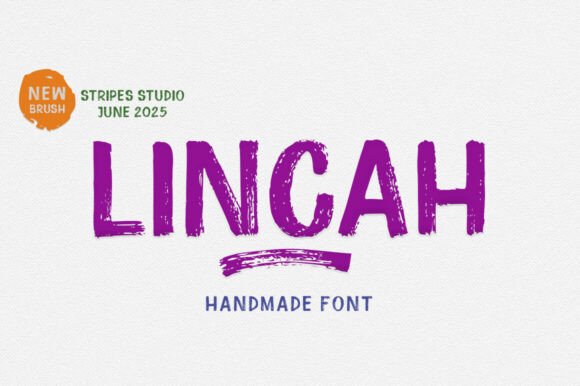 Lincah: A Brushed Display Font for Bold Branding