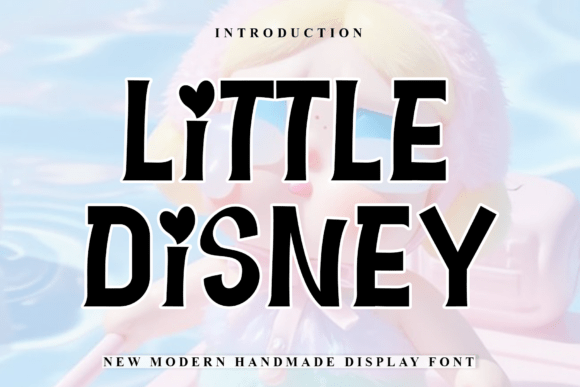 Little Disney Typeface for Festive Holiday Crafts