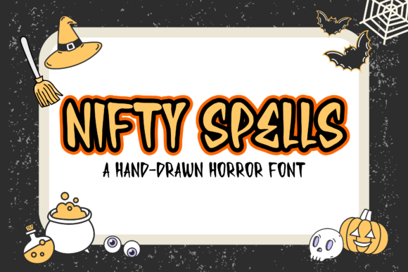 Nifty Spells: A Creepy Display Font for Spooky Web Designs