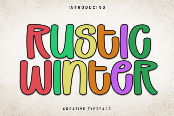 Rustic Winter: A Neat Display Font for Editorial Design