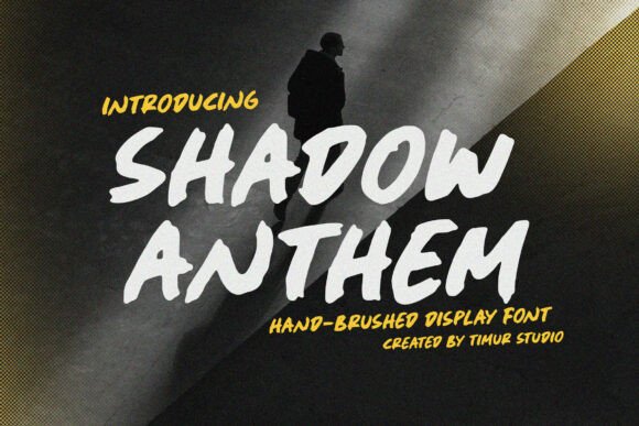 Shadow Anthem: The Bold Typeface for Modern Brands