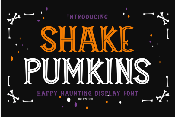 Shakepumkins Regular: The Ultimate Halloween Display Font