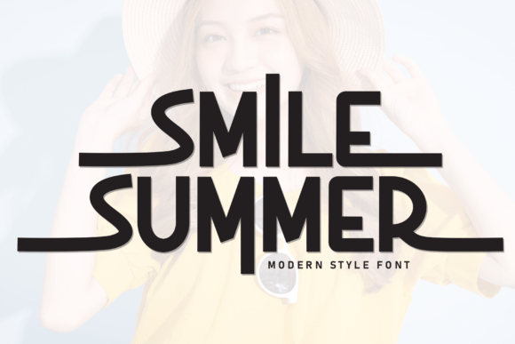 Smile Summer: A Neat Display Font for Modern Web Design