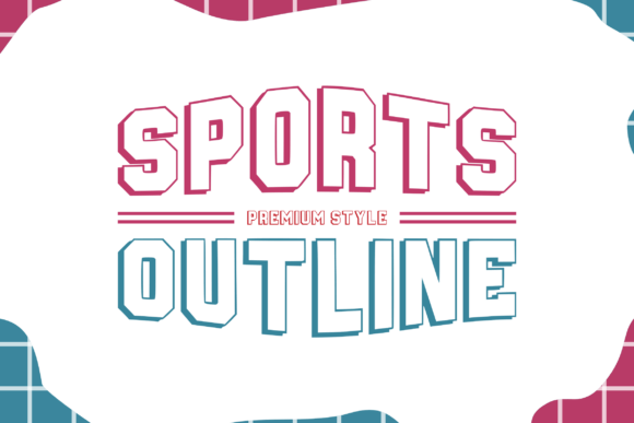 Sportsoutline Regular: A Bold Display Font for Athletic Branding