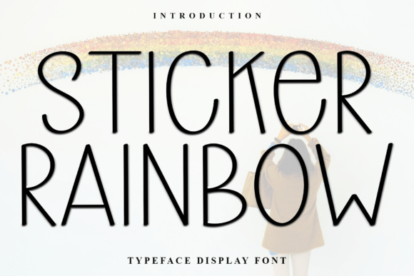 Sticker Rainbow: A Timeless Handwritten Font for Makers