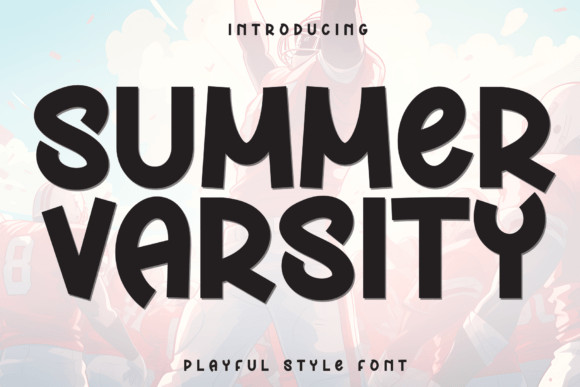 Summer Varsity: The Perfect Display Font for Crafters