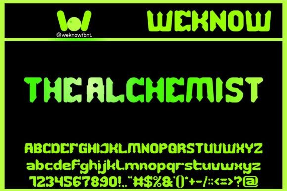 The Alchemist Font: Gothic Magic for Makers
