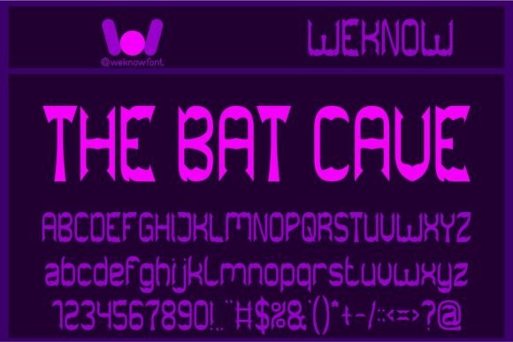 The Bat Cave: A Bold Display Font for Editorial Impact