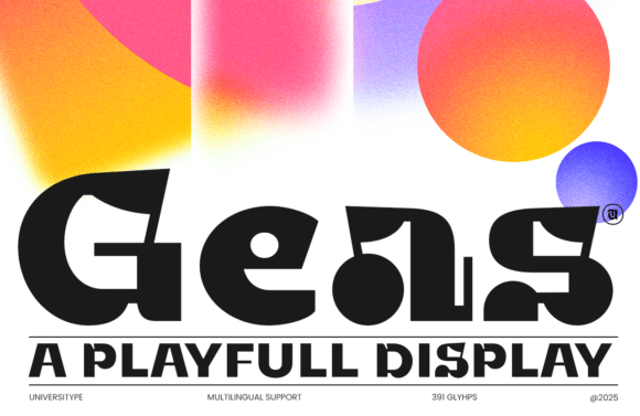 Ut Geas Display: A Kinetic Typeface for Makers