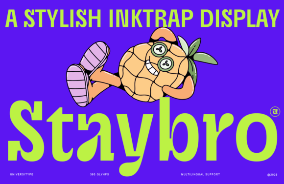 Ut Staybro Font: Bold Branding for Fearless Creators